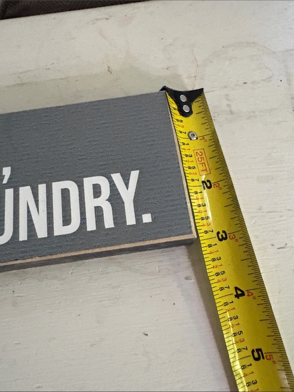 Alexa, Fold My Laundry. Wooden Wall Sign - Gray White